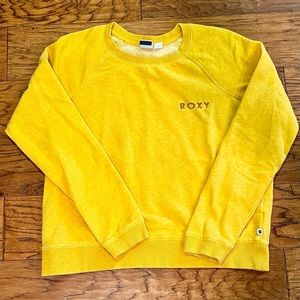 Roxy Yellow Sweatshirt